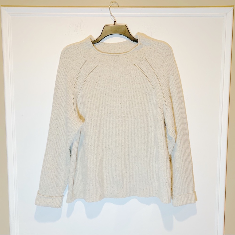 Women's Plus Size J. Crew Wool Cream Sweater - XXL